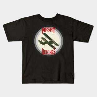 Night Witches Polikarpov Po-2 Bomber Kids T-Shirt